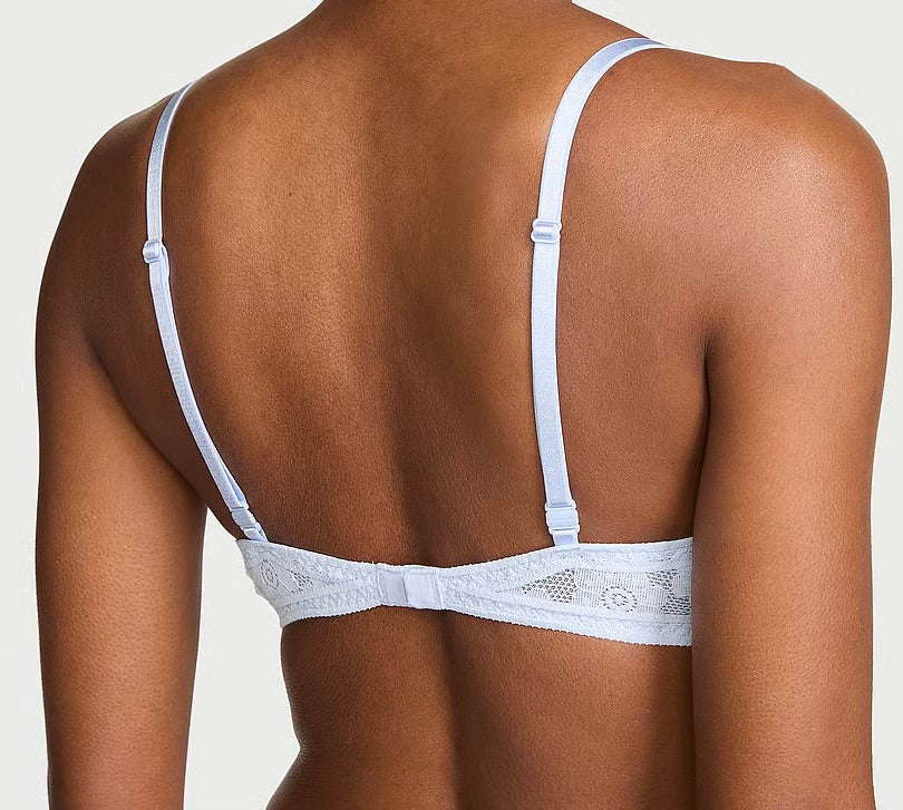 Sujetador push-up de encaje de ganchillo