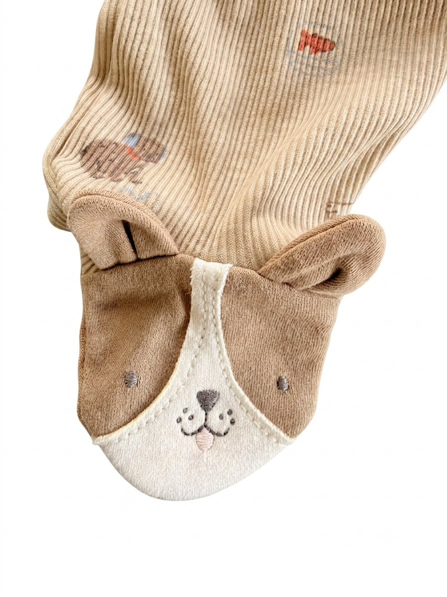 Body perritos cremallera bidireccional | Marrón