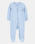 Body bebé perrito cremallera bidireccional | Azul