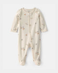 Body bebé cisne cremallera bidireccional | Marfil