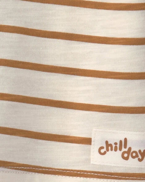 Conjunto bebé Chill days 2 piezas | Crema/marrón