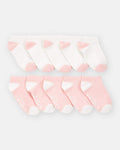 Set de medias claras 10 pares | Rosa/blanco